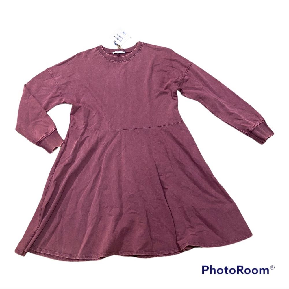 Zara fit & flare sweatshirt dress New With Tags